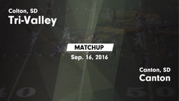 Matchup: Tri-Valley vs. Canton  2016