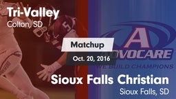 Matchup: Tri-Valley vs. Sioux Falls Christian  2016