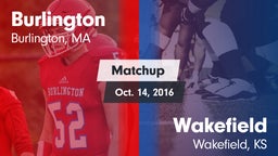 Matchup: Burlington vs. Wakefield  2016