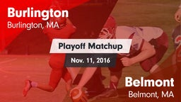 Matchup: Burlington vs. Belmont  2016