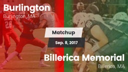 Matchup: Burlington vs. Billerica Memorial  2017