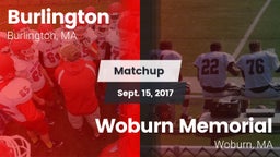 Matchup: Burlington vs. Woburn Memorial  2017