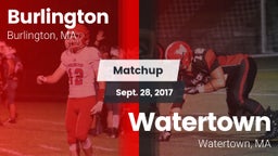 Matchup: Burlington vs. Watertown  2017