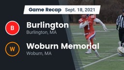 Recap: Burlington  vs. Woburn Memorial  2021