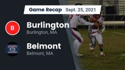 Recap: Burlington  vs. Belmont  2021