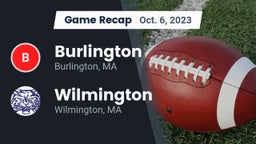 Recap: Burlington  vs. Wilmington  2023