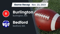 Recap: Burlington  vs. Bedford  2023