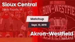 Matchup: Sioux Central vs. Akron-Westfield  2019