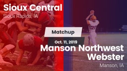 Matchup: Sioux Central vs. Manson Northwest Webster  2019