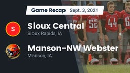 Recap: Sioux Central  vs. Manson-NW Webster  2021