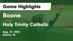 Boone  vs Holy Trinity Catholic  Game Highlights - Aug. 27, 2022