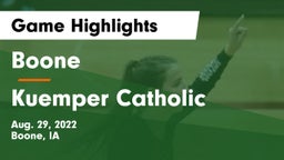 Boone  vs Kuemper Catholic  Game Highlights - Aug. 29, 2022