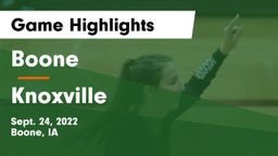Boone  vs Knoxville  Game Highlights - Sept. 24, 2022