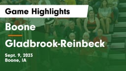 Boone  vs Gladbrook-Reinbeck  Game Highlights - Sept. 9, 2023