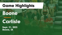 Boone  vs Carlisle  Game Highlights - Sept. 21, 2023