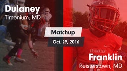 Matchup: Dulaney vs. Franklin  2016