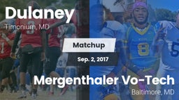 Matchup: Dulaney vs. Mergenthaler Vo-Tech  2017
