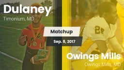 Matchup: Dulaney vs. Owings Mills  2017