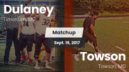 Matchup: Dulaney vs. Towson  2017