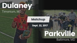 Matchup: Dulaney vs. Parkville  2017