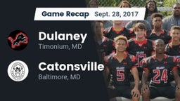 Recap: Dulaney  vs. Catonsville  2017