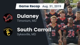 Recap: Dulaney  vs. South Carroll  2019