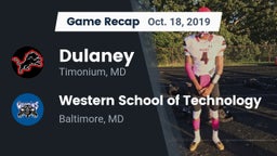 Recap: Dulaney  vs. Western School of Technology 2019