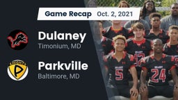 Recap: Dulaney  vs. Parkville  2021