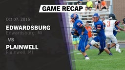 Recap: Edwardsburg  vs. Plainwell  2016