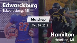 Matchup: Edwardsburg vs. Hamilton  2016