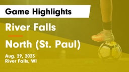 River Falls  vs North (St. Paul)  Game Highlights - Aug. 29, 2023