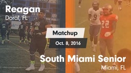 Matchup: Reagan vs. South Miami Senior  2016