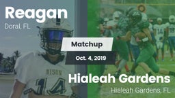 Matchup: Reagan vs. Hialeah Gardens  2019
