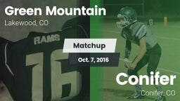 Matchup: Green Mountain vs. Conifer  2016