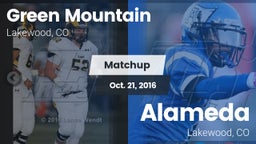 Matchup: Green Mountain vs. Alameda  2016
