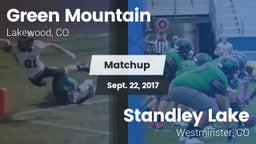 Matchup: Green Mountain vs. Standley Lake  2017