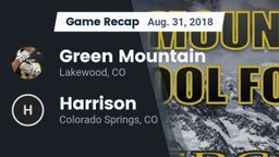 Recap: Green Mountain  vs. Harrison  2018