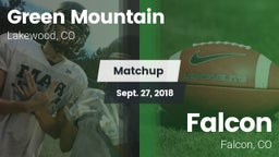 Matchup: Green Mountain vs. Falcon   2018