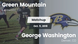 Matchup: Green Mountain vs. George Washington  2018