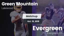 Matchup: Green Mountain vs. Evergreen  2018