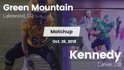 Matchup: Green Mountain vs. Kennedy  2018
