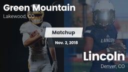 Matchup: Green Mountain vs. Lincoln  2018