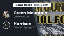 Recap: Green Mountain  vs. Harrison  2019