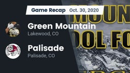 Recap: Green Mountain  vs. Palisade  2020