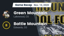 Recap: Green Mountain  vs. Battle Mountain  2020