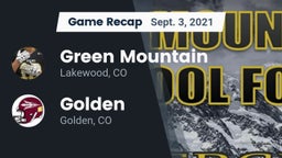 Recap: Green Mountain  vs. Golden  2021