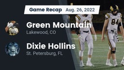 Recap: Green Mountain  vs. Dixie Hollins  2022