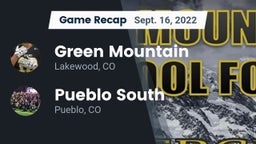 Recap: Green Mountain  vs. Pueblo South  2022