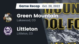 Recap: Green Mountain  vs. Littleton  2022
