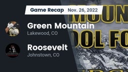 Recap: Green Mountain  vs. Roosevelt  2022